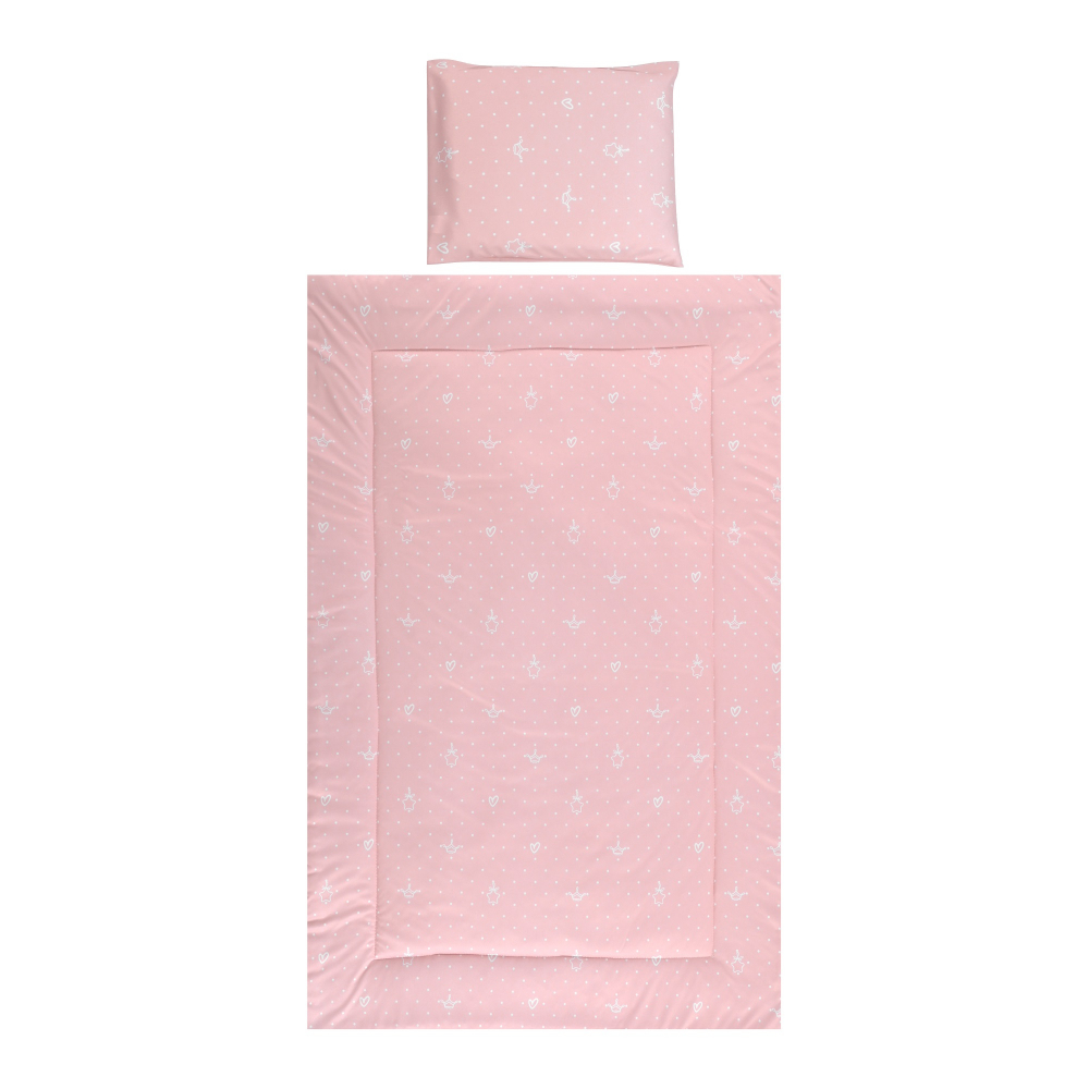 Lenjerie Pat Bumbac Ranforce Lorelli, 3 Piese, Pink