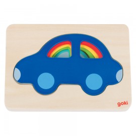Puzzle Stratificat Masinute Goki - Educational - imagine 3