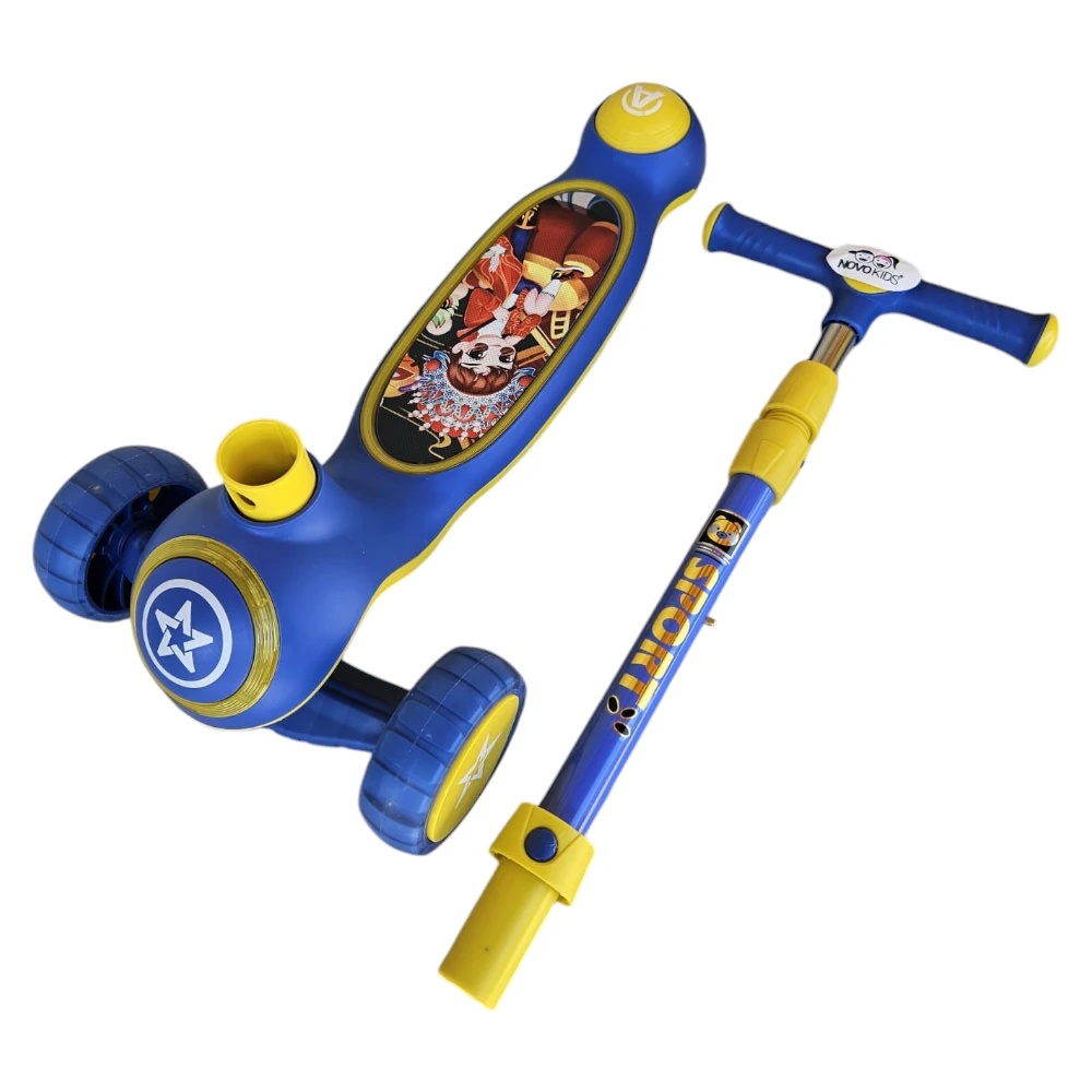 Novokids Mini Scooter Pliabil cu Roti Luminoase - imagine 3
