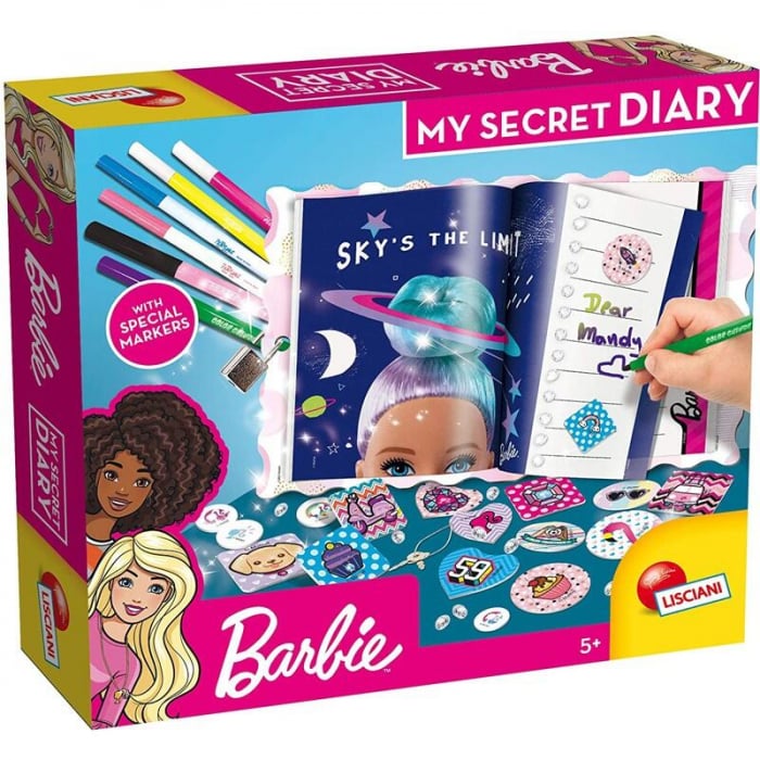 Jurnal Secret Barbie Lisciani - Creativitate