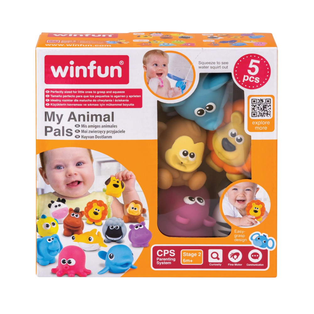 Set Jucării Baie Winfun Jungle | Animale
