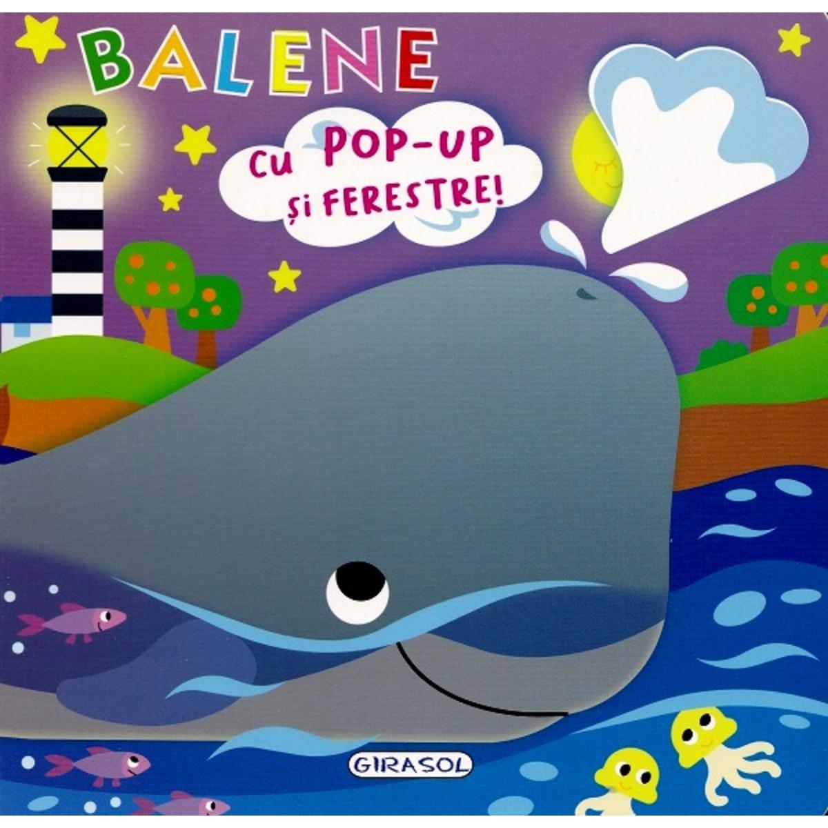 Carte Pop-Up Balene | Girasol | Deschide și descoperă