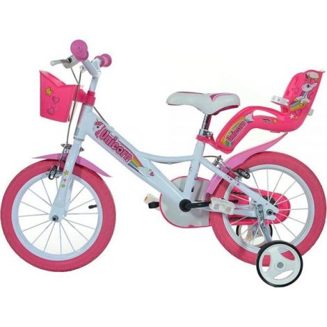 Bicicleta Unicorn Dino Bikes 16 inch 4-6 ani - imagine 3
