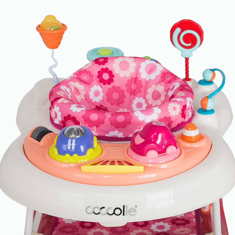 Premergator Coccolle Inizio Roz cu Balansoar - imagine 3