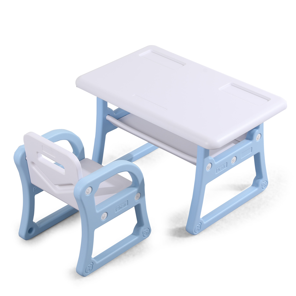 Masa de studiu Nichiduta School Blue cu scaunel