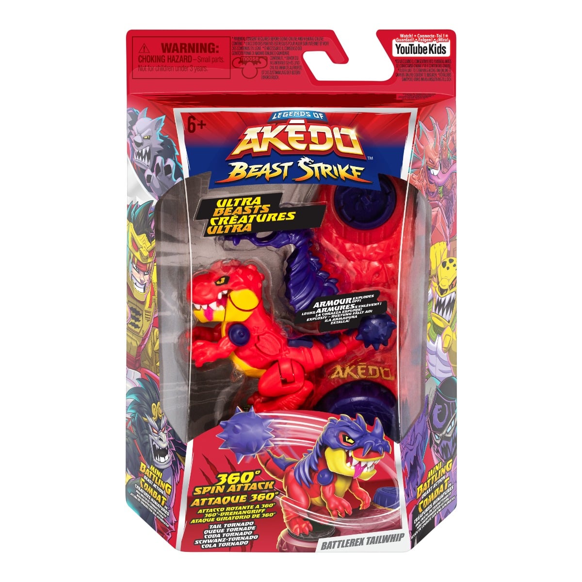 Akedo Beast Strike S6 Battlerex Tailwhip