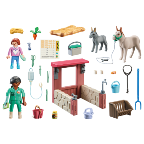 Playmobil Veterinar Fermă - Jucării Creative - imagine 2