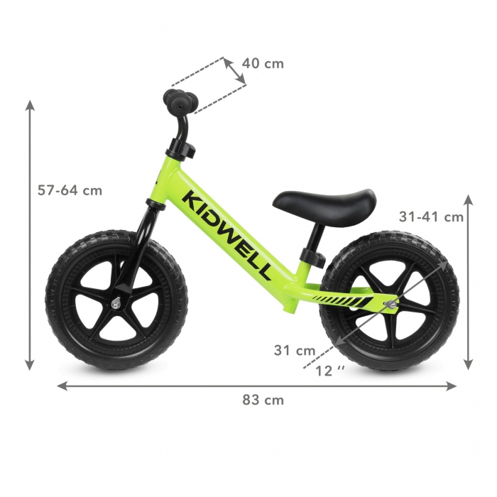 Bicicleta Kidwell Rebel Green, 2.64 kg - imagine 5
