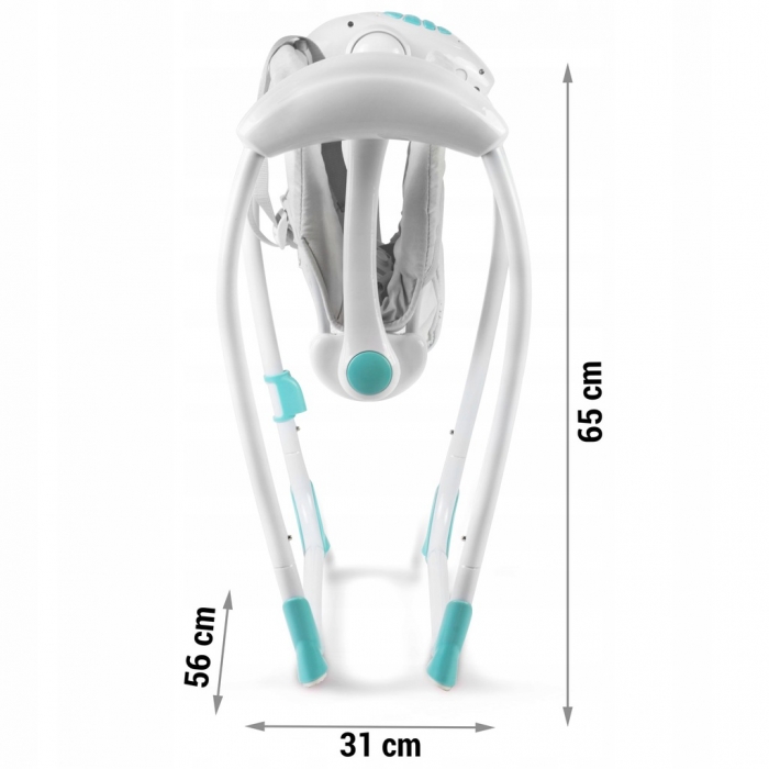 Leagan Electric Ricokids 7326 Turcoaz cu Melodii - imagine 6
