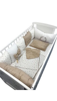 Lenjerie Paturica Bej 7 Pernute Deseda 140x70