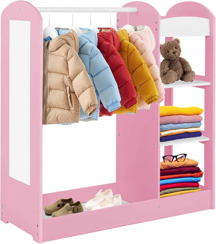 Stand Haine Copii Ginger Home Pink - imagine 8
