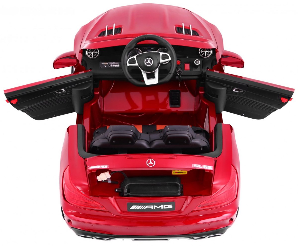 Masinuta Electrica Mercedes SL65 Visiniu - imagine 10