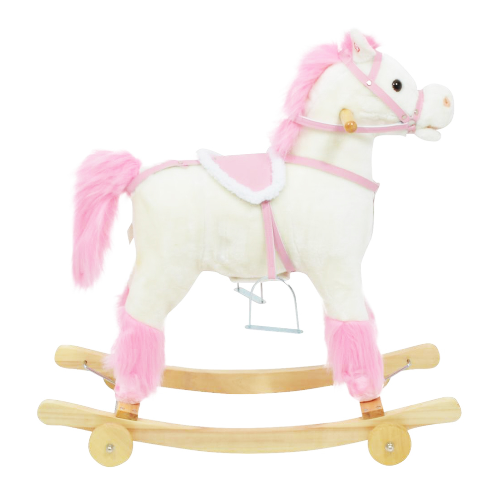 Balansoar Little Mom Princess Pluș + Sunete - imagine 2
