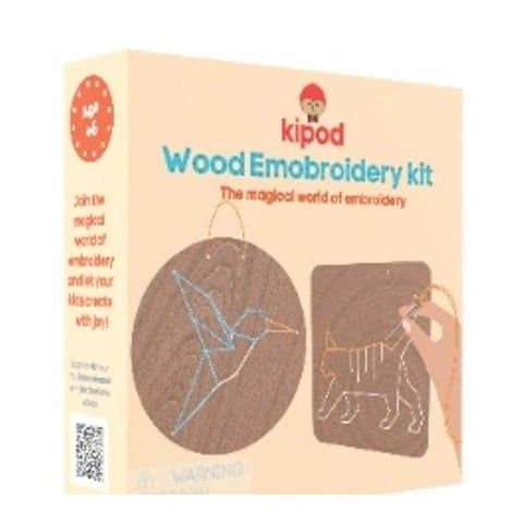 Set Broderie Animale Kipod - Creativitate Lemn