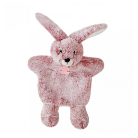 Marionetă Histoire d'Ours Iepuraș Roz 25cm