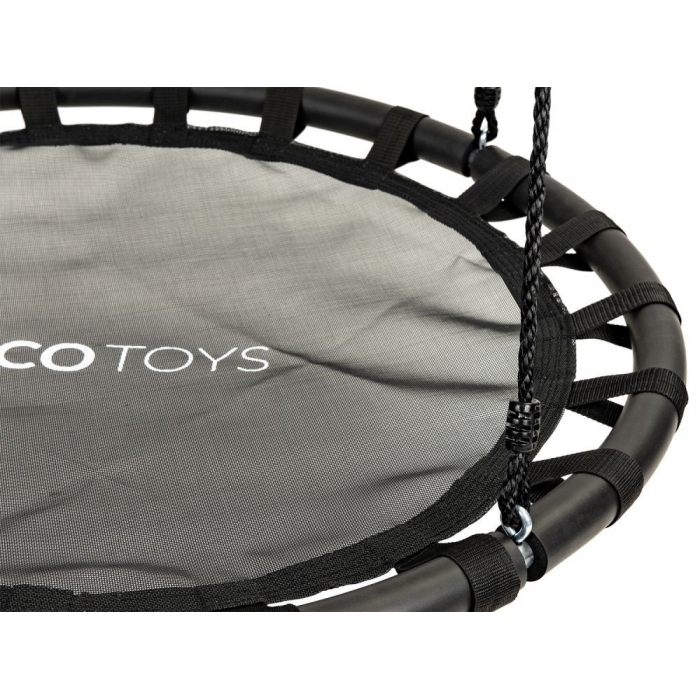 Leagan Ecotoys Cuib Barza 100 cm Negru - imagine 4