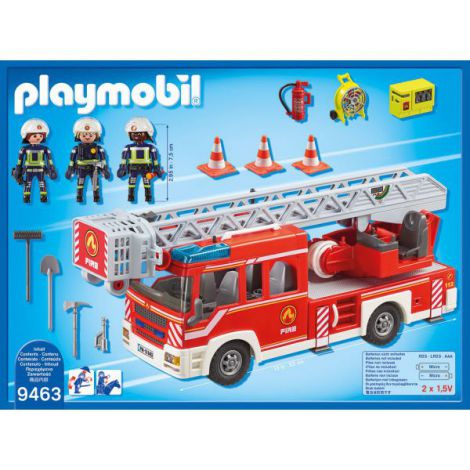 Masina Pompieri Playmobil PM9463 cu Scara si Lumini - imagine 2
