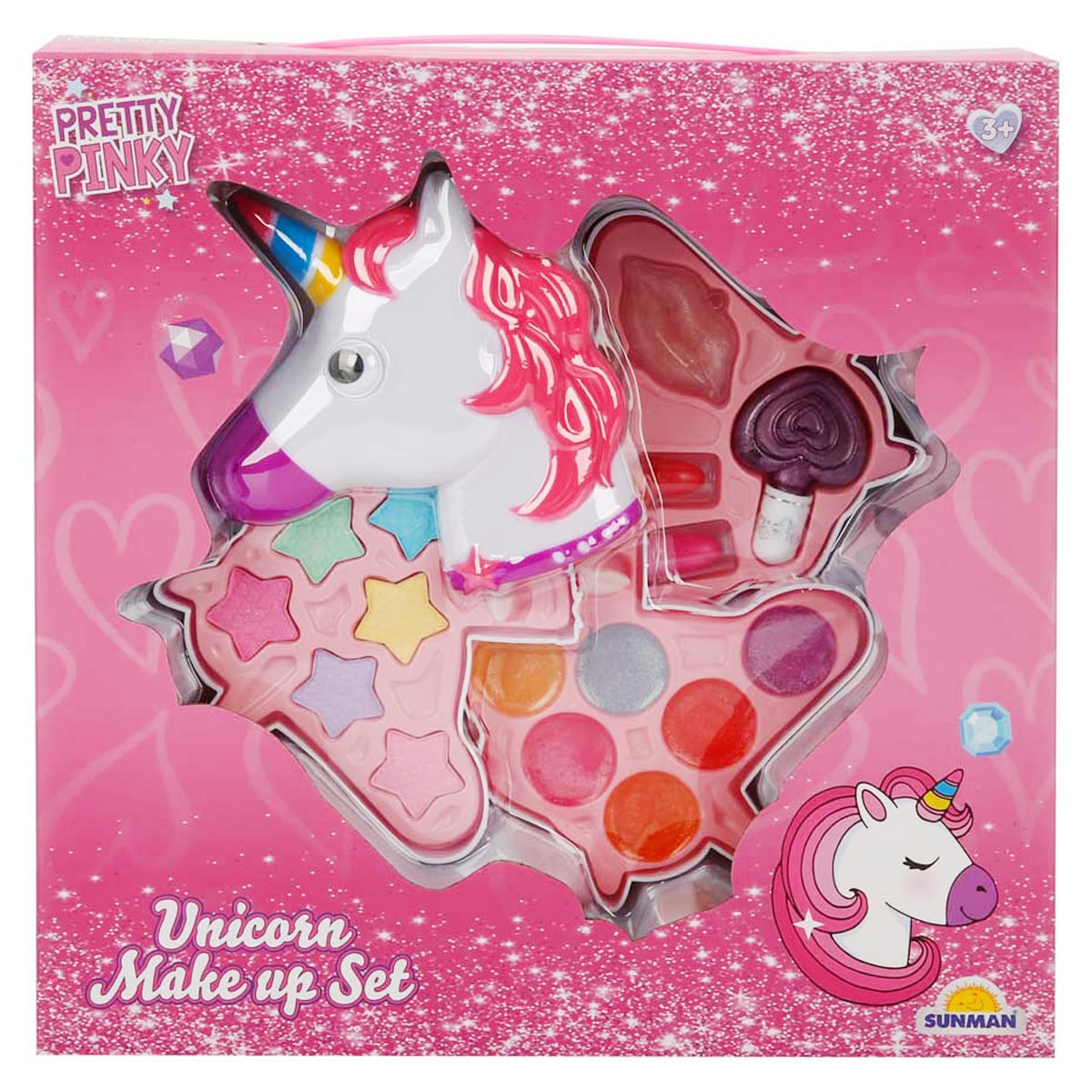 Set Machiaj 3 Niveluri Unicorn Pretty Pinky