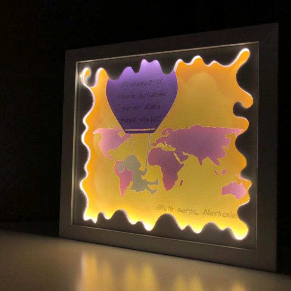 Tablou Luminos Fetita 041 - Decor Magic Noorhandmadeatelier