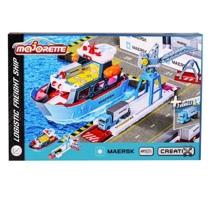 Majorette Statie Portuara Maersk - Set Joc Logistic
