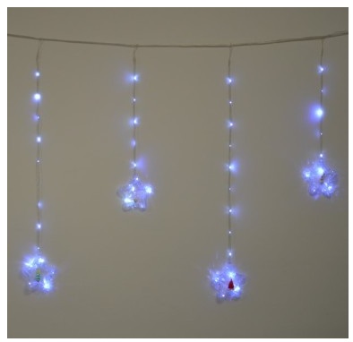 Instalatie Craciun Gimihome Turturi Stea 130 LED - imagine 4