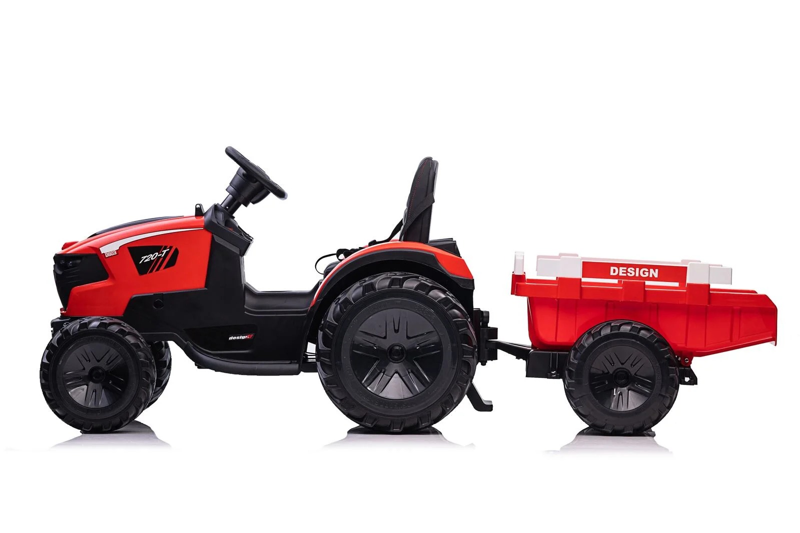 Tractor Electric Copii cu Remorcă XXL LUX - imagine 5