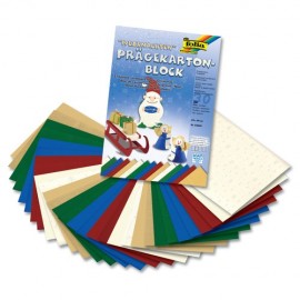 Set 30 coli carton embosat Crăciun Folia Paper