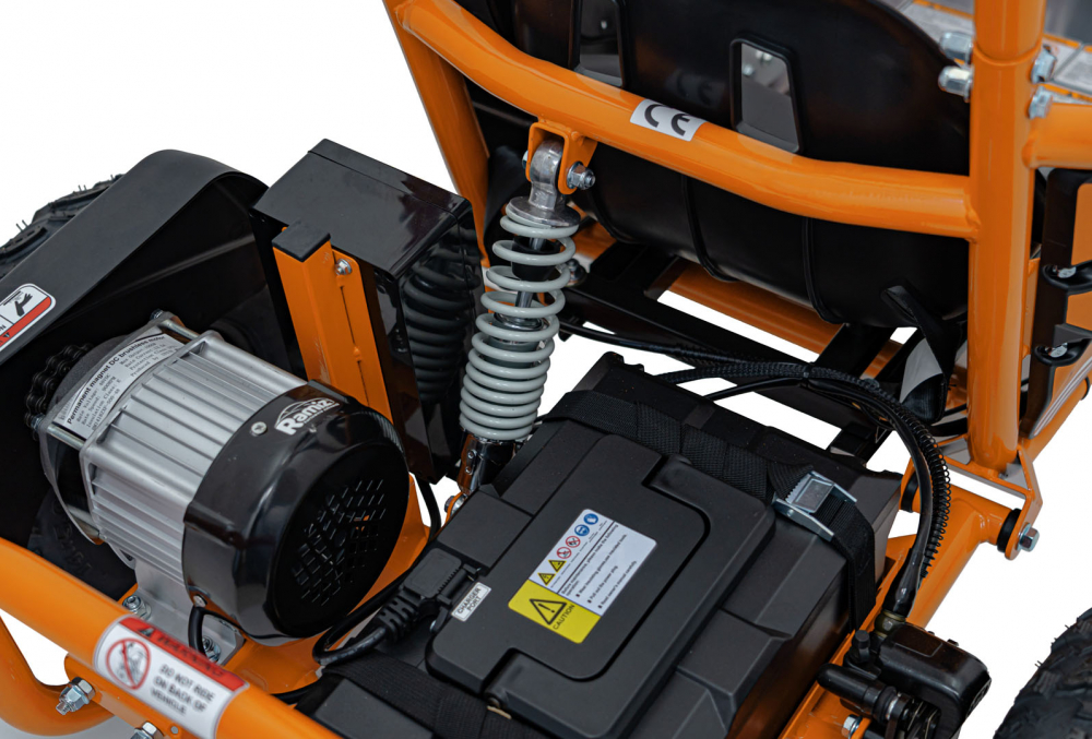 Kart Electric Maighty Orange Ramiz 1000W - 30km/h - imagine 3