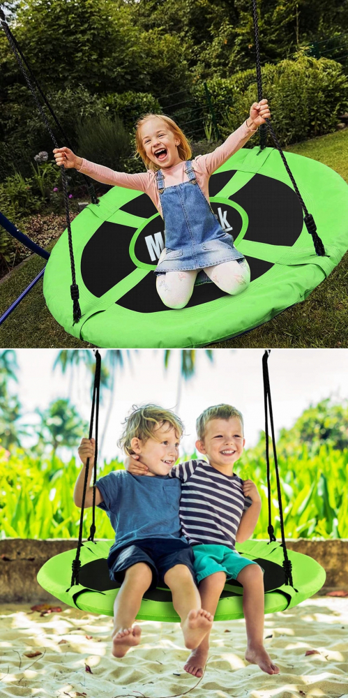 Leagan Cuib Malplay 116 cm, Verde - imagine 4