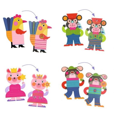 Djeco Decorat Strasuri - Joc Creativ Animale - imagine 3