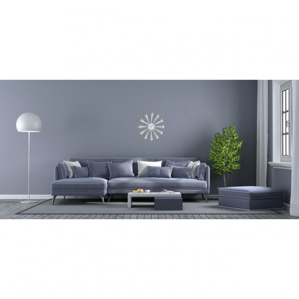 Ceas Tfa Astro Argintiu - Design Modern - imagine 4