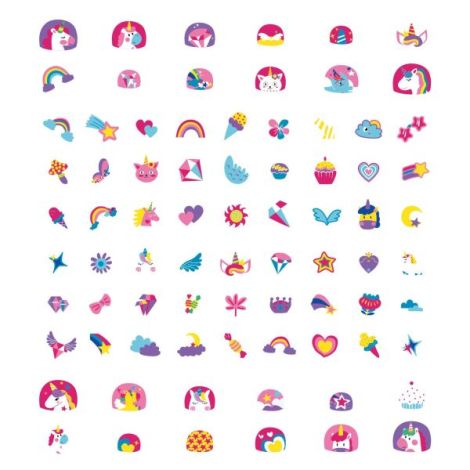 Stickere Unghii Unicorni Avenir pentru Copii - imagine 4
