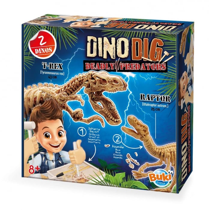 Kit de Sapat Buki France Dinozaur - Descopera