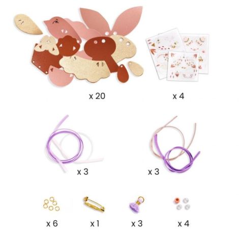 Kit DIY Bijuterii Miss Rosefinch Djeco - 84,9 Lei - imagine 5