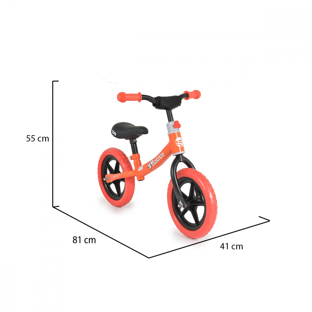Bicicleta Byox 2B Balance Red, 12 inch, Fară Pedale - imagine 5