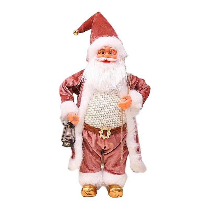 Moș Crăciun Procart cu Felinar 60cm Decor - imagine 6