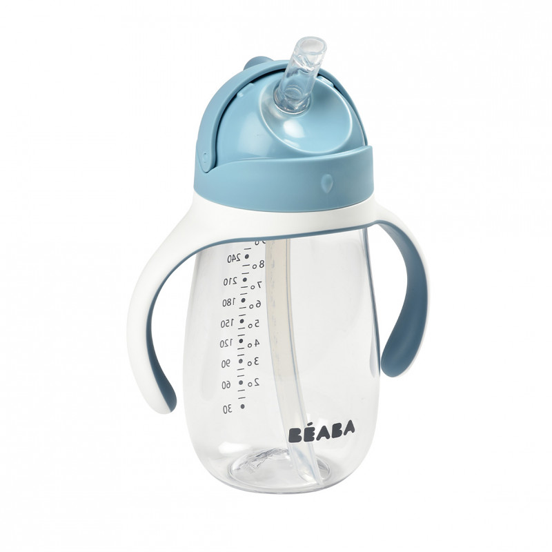 Cana Beaba cu pai Tritan, 300 ml, Windy Blue - imagine 3