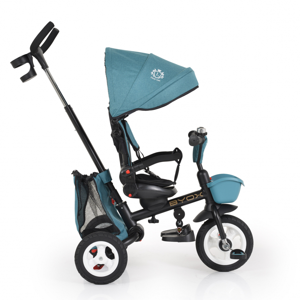 Tricicleta Byox Flexy Lux Turquoise, Pliabila