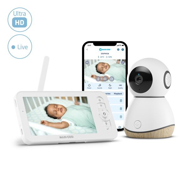 Monitor Bebe Maxi-Cosi See Pro White - Veghează Non-Stop - imagine 12