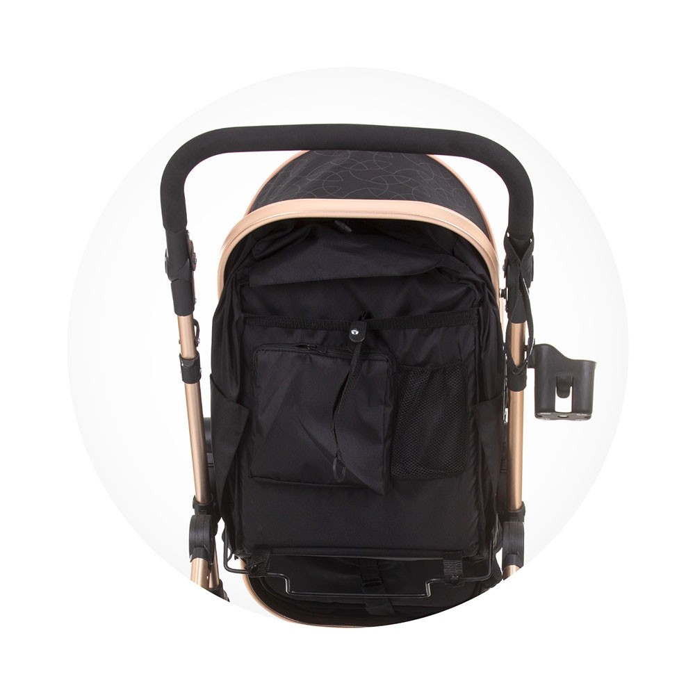 Carucior Chipolino Havana 2 in 1 Ebony, 0-22 kg - imagine 2