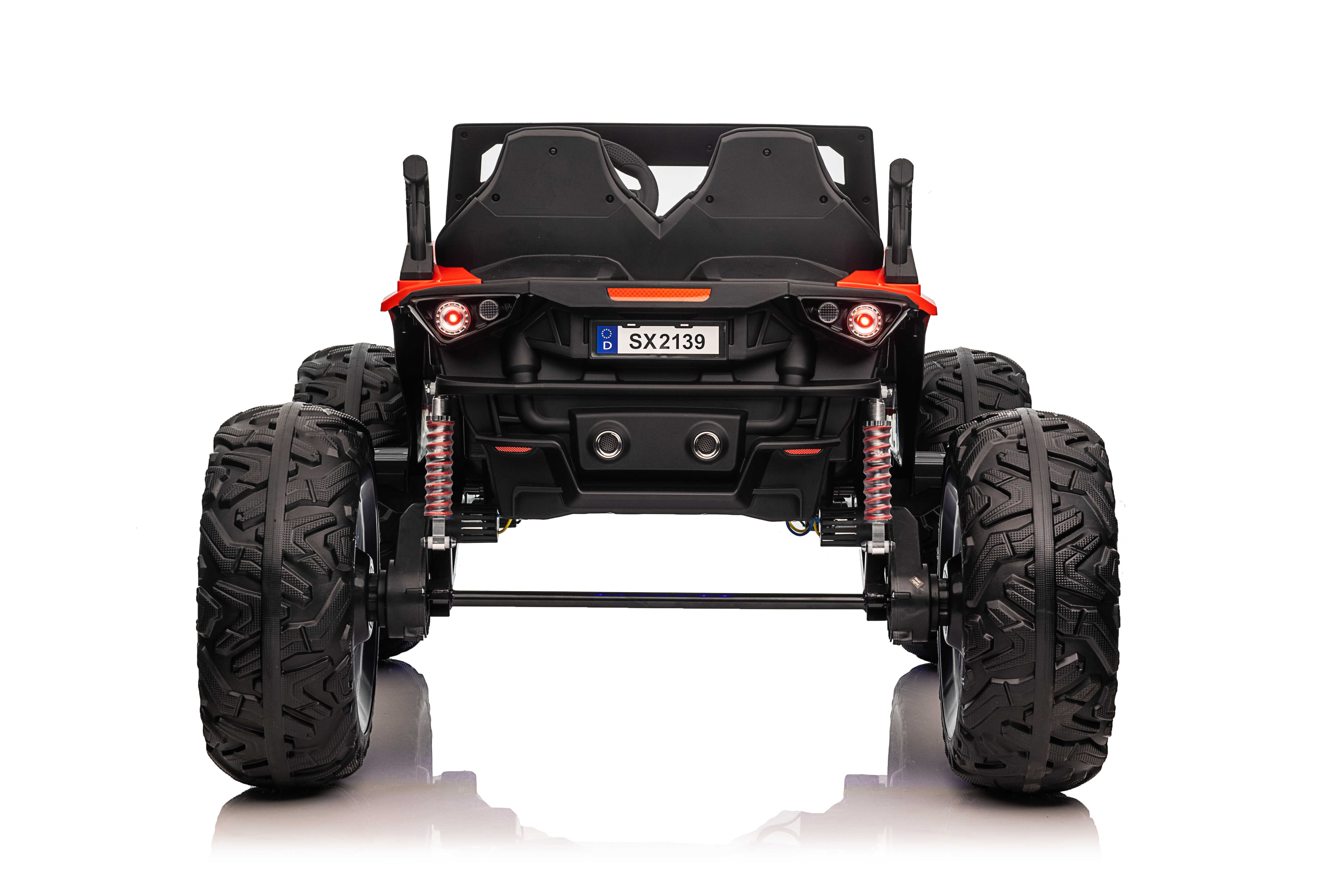 UTV Electric 2 Locuri 24V 4x4 Rosu Autokids - imagine 5