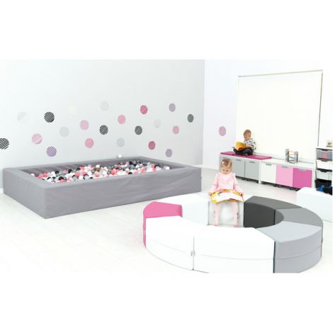 Piscina Bile Roz Moje Bambino 2x3m - Sigură și Confortabilă - imagine 11