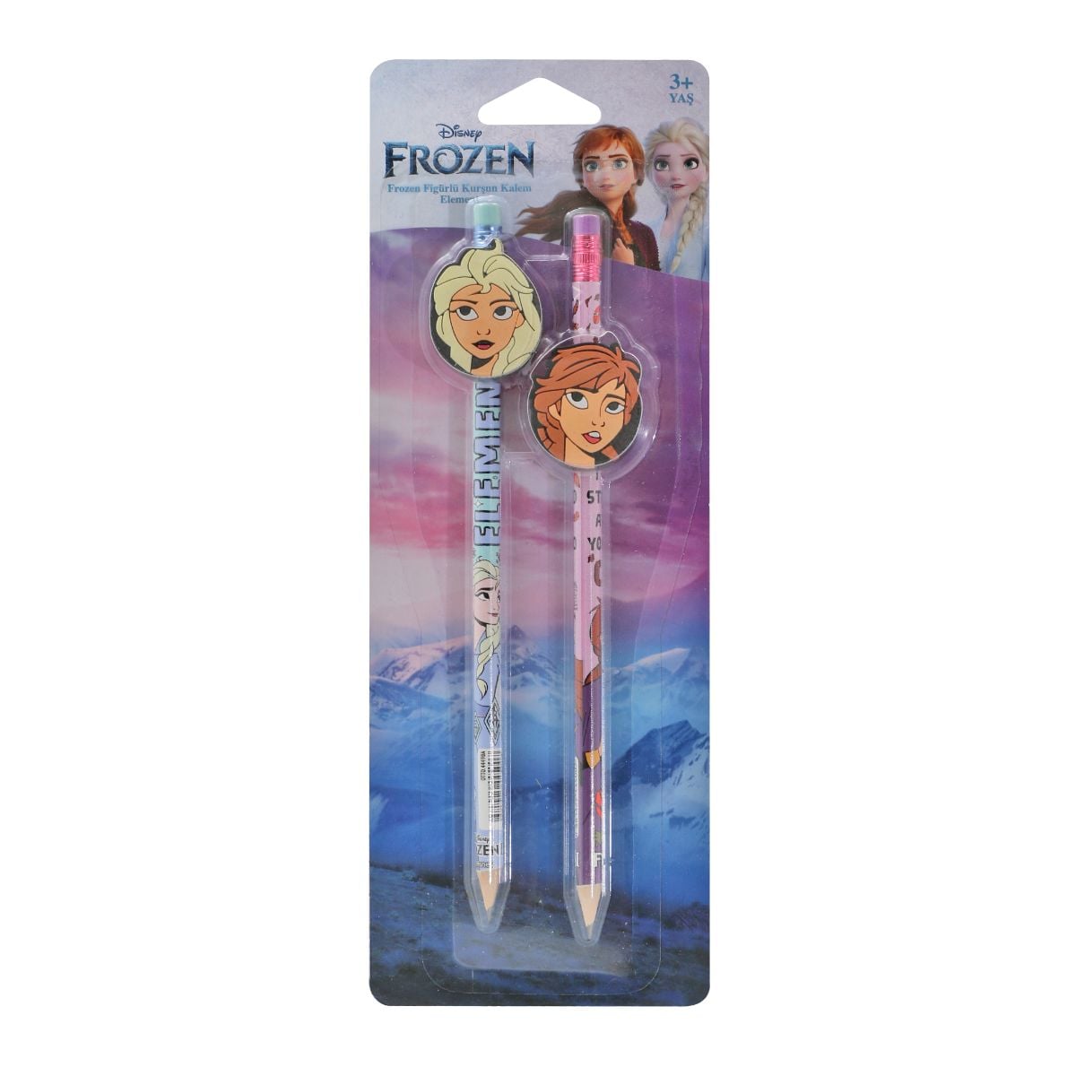 Set 2 Creioane Frozen 2 cu Radieră Disney