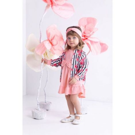 Rochie Bumbac Roz Nicol pentru Fete | Eleganță - imagine 3