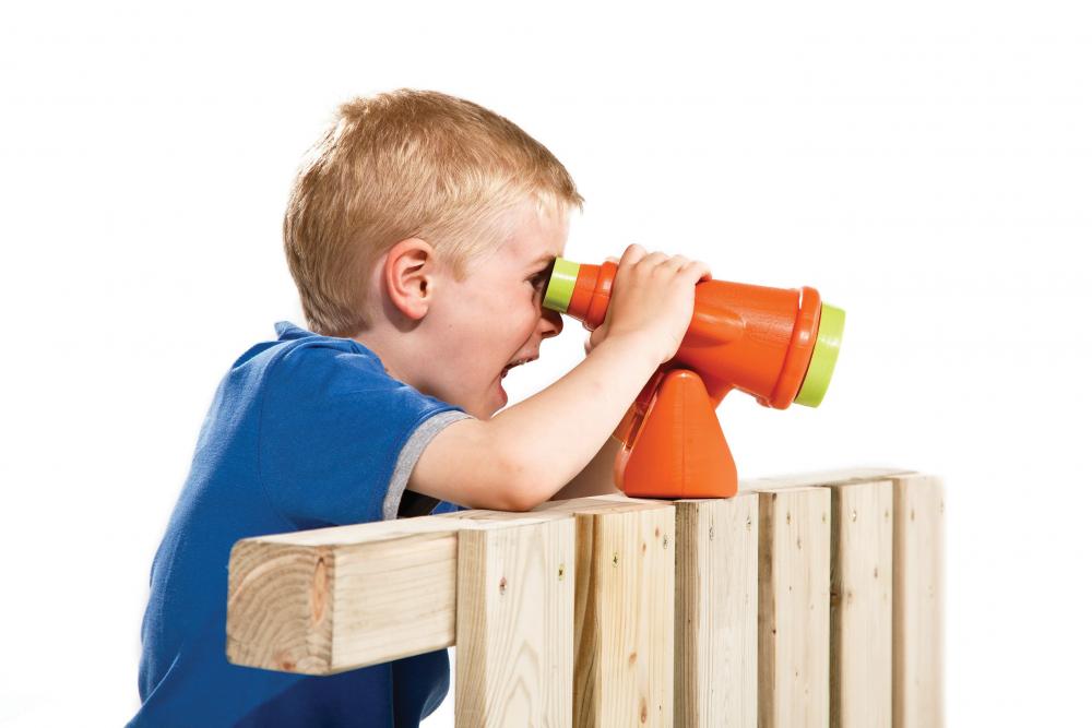 Binoclu Kbt Orange Lime Green pentru Spatiu de Joaca