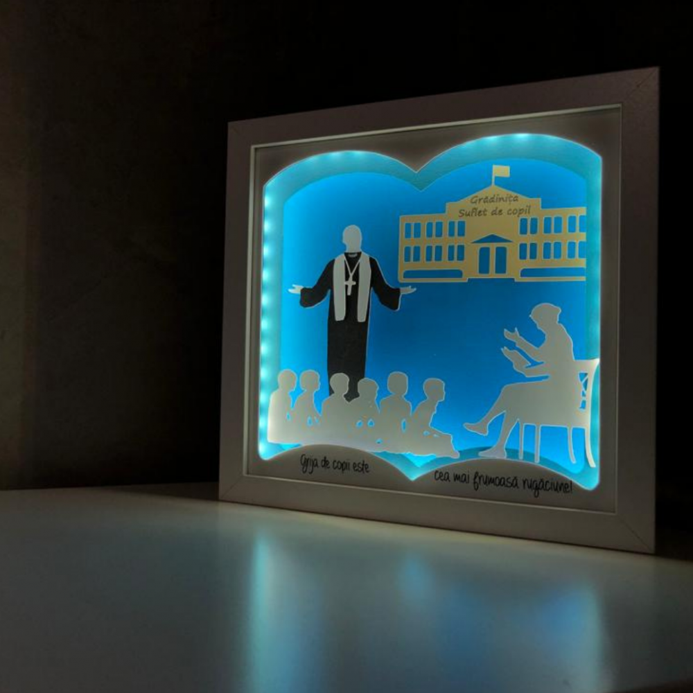 Tablou Luminos Învățătoare Noorhandmade Decor
