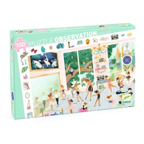 Puzzle Observatie Scoala de Dans Djeco
