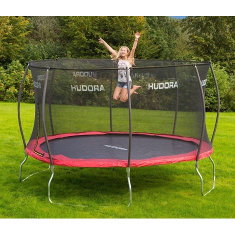 Trambulina Hudora Fantastic 400 cm, 100kg, cu Plasa Protectie - imagine 6