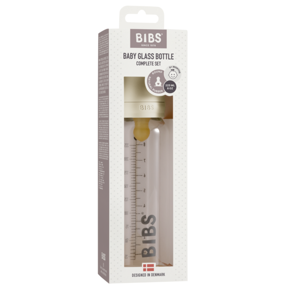 Set Biberon Bibs Anticolici 225 ml Ivory