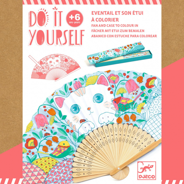 Set DIY Djeco Evantai Koneko | Creativitate și Distracție